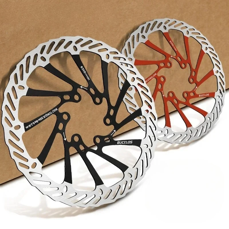 BUCKLOS Ultra Light Mountain Bike Hydraulic Disc Brake Rotor 160/180/203mm, MTB Special Brake Disc with 6 Free Mounting Bolts
BUCKLOS Ultra Light Mountain Bike Hydraulic Disc Brake Rotor 160/180/203mm, MTB Special Brake Disc with 6 Free Mounting Bolts