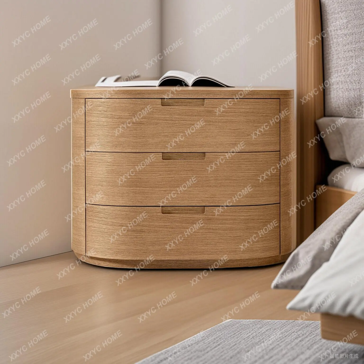 XX100 oak three-pump bedside table side cabinet retro solid wood drawer cabinet
XX100 oak three-pump bedside table side cabinet retro solid wood drawer cabinet