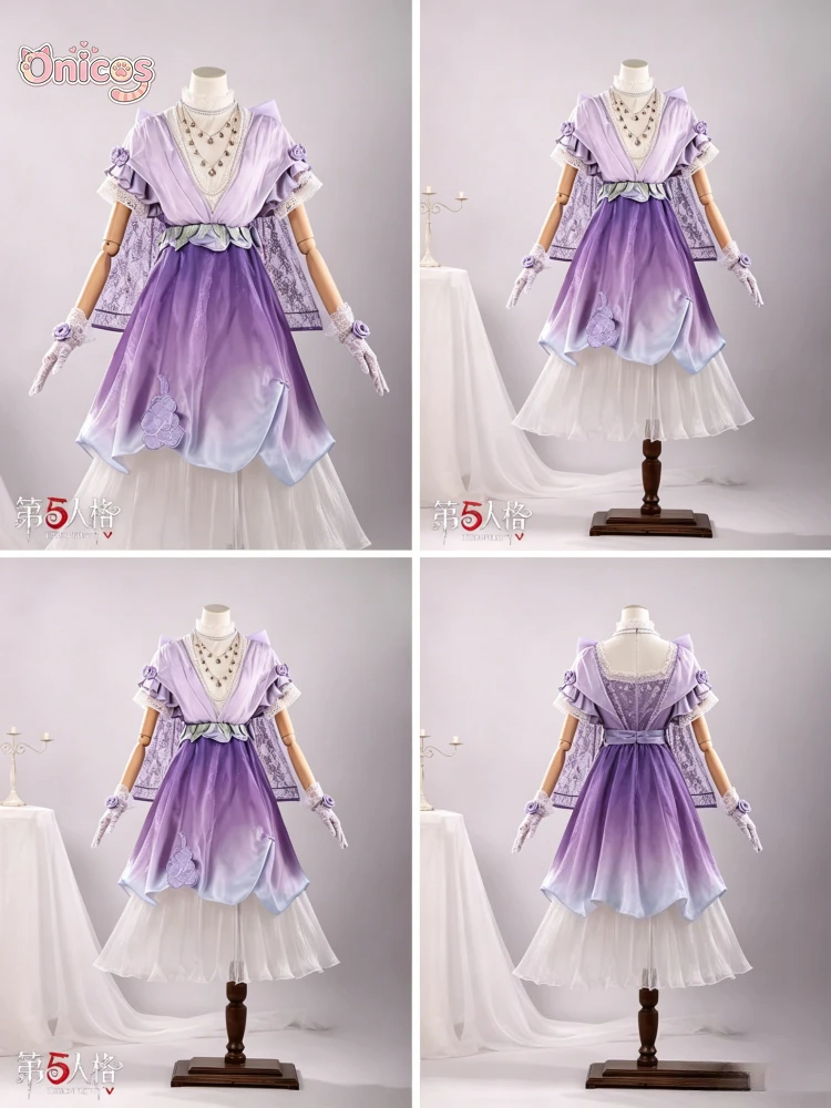 Identity V Alice DeRoss Cosplay Costume Game Suit Retro outfit Sweet Uniform Purple Dress Activity Role Play Clothing Onicos
Identity V Alice DeRoss Cosplay Costume Game Suit Retro outfit Sweet Uniform Purple Dress Activity Role Play Clothing Onicos
