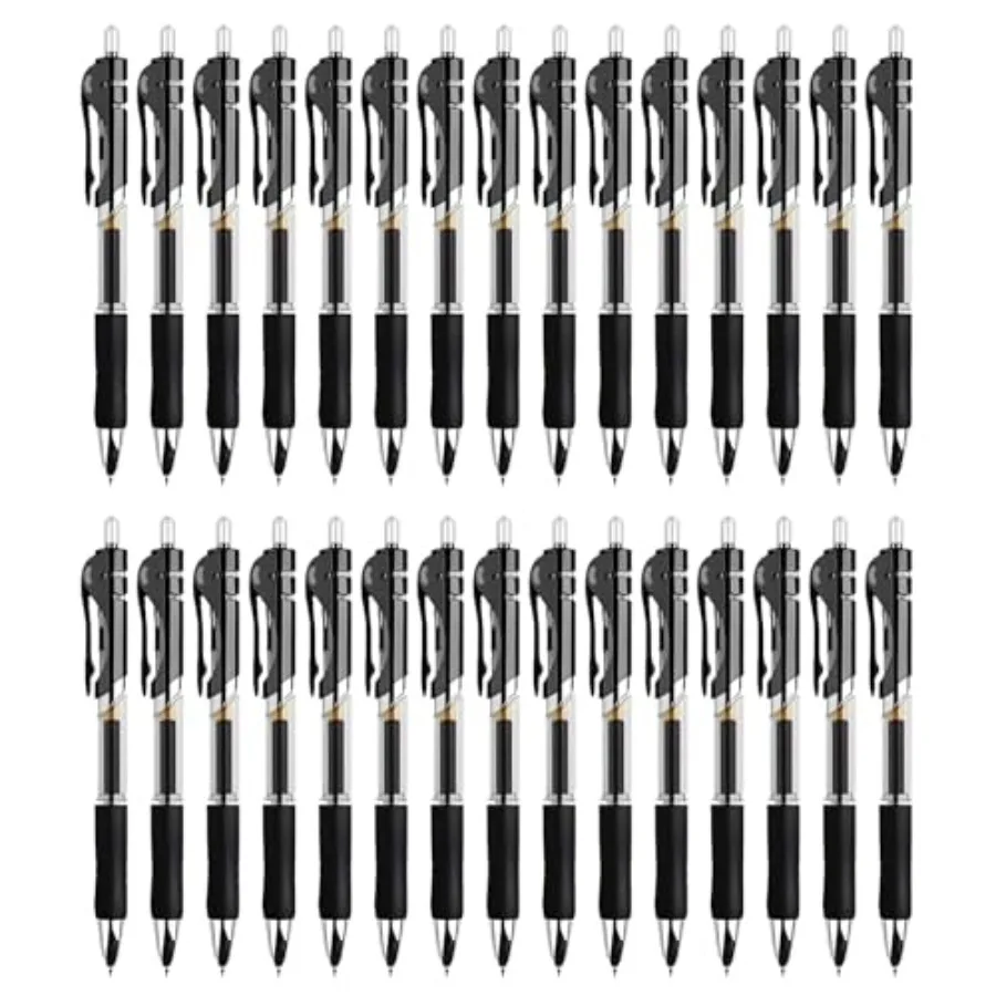 30pcs Gel Ink Pens for Writing, 0.5 mm Pens Fine Point Smooth Writing Pens for Journaling, Bulk Retractable Rollerball Pens for
30pcs Gel Ink Pens for Writing, 0.5 mm Pens Fine Point Smooth Writing Pens for Journaling, Bulk Retractable Rollerball Pens for
