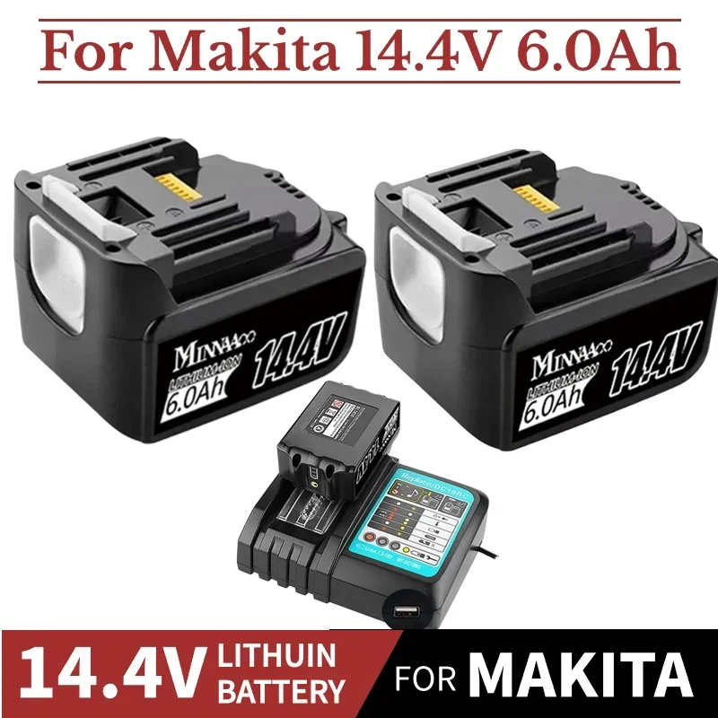 14.4V 6000mAh for Makita BL1430 BL1415 BL1440 196875-4 194558-0 195444-8 3.0Ah 14.4V rechargeable battery for LED indicator
14.4V 6000mAh for Makita BL1430 BL1415 BL1440 196875-4 194558-0 195444-8 3.0Ah 14.4V rechargeable battery for LED indicator
