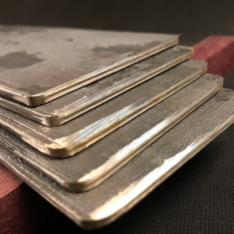 3-layer San-Mai Steel Billet Blank 3-4mm thickness sandwich steel Blade steel for Chef Knife Making