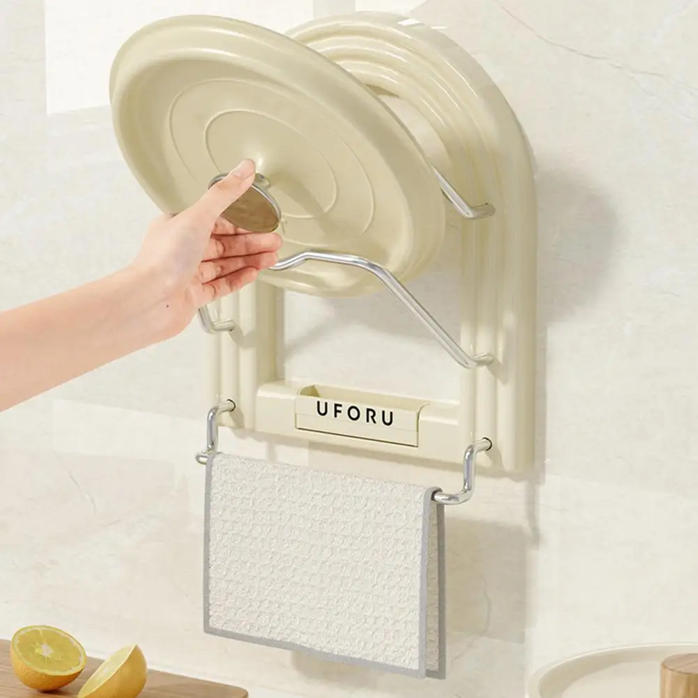 Versatile Plate Organizer for Kitchen Modern Storage Rack Heavy Duty Wall Mount Pot Lid Holder Modern for Kitchen
Versatile Plate Organizer for Kitchen Modern Storage Rack Heavy Duty Wall Mount Pot Lid Holder Modern for Kitchen