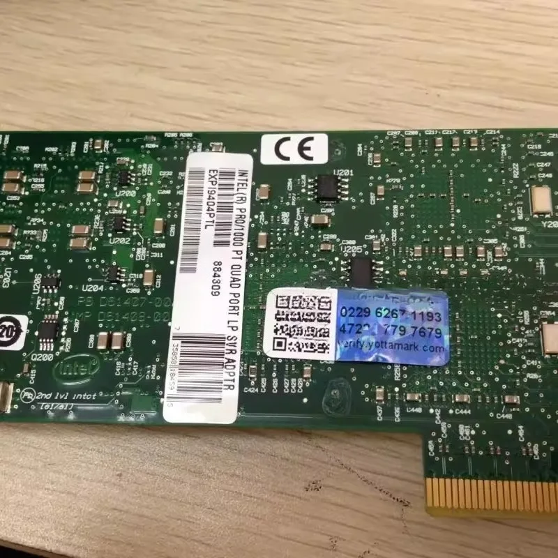 Parts for intel network interface card EXPI9404PT 9404PT 82571GB 4-port Gigabit network interface card
Parts for intel network interface card EXPI9404PT 9404PT 82571GB 4-port Gigabit network interface card