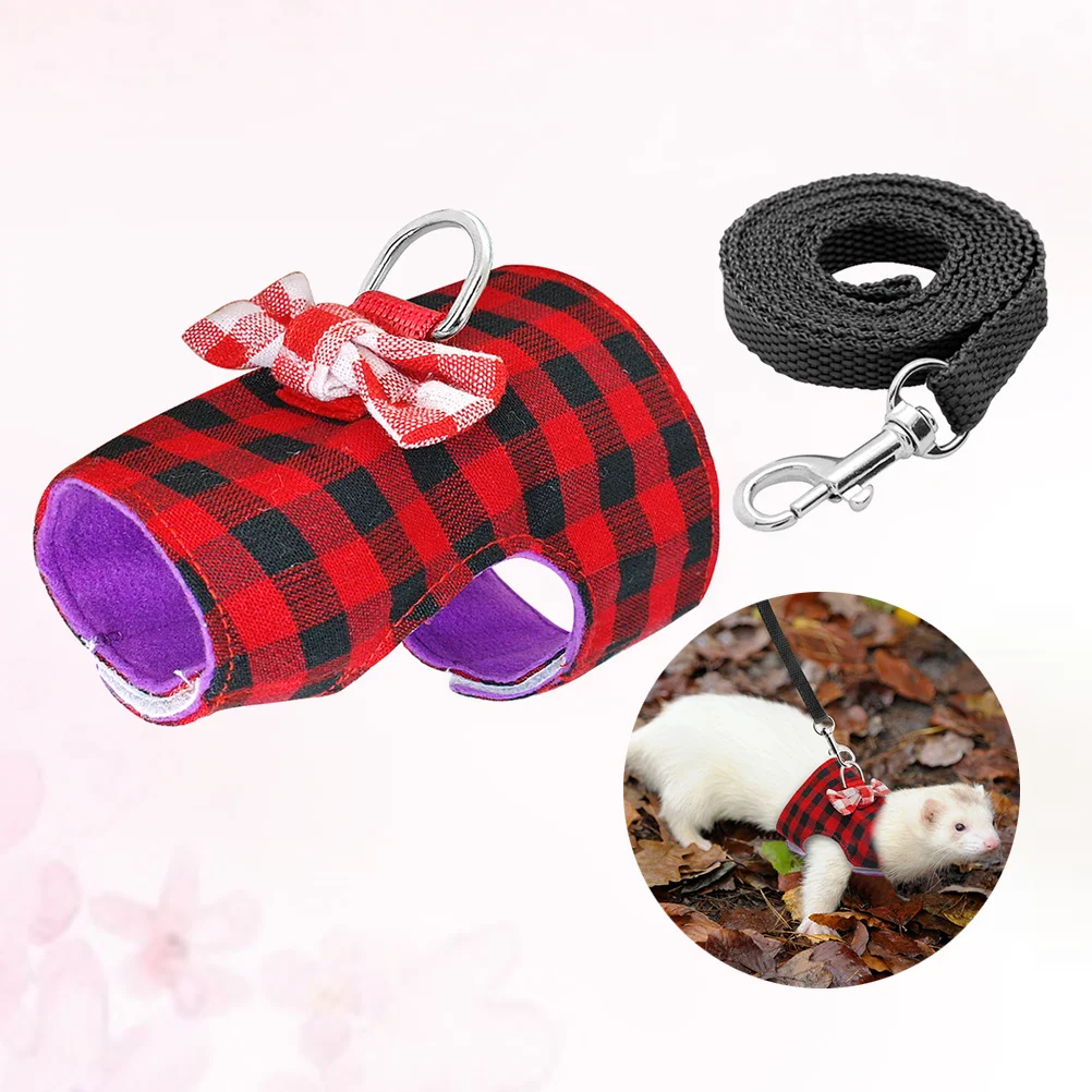 Pet Breathable Mesh Fabric Harness Red Grids Size Small Animal Vest Leash Rabbit Hamster Pet Supplies
Pet Breathable Mesh Fabric Harness Red Grids Size Small Animal Vest Leash Rabbit Hamster Pet Supplies
