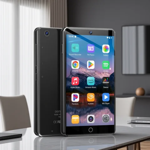 80GB (16+64GB) MP3 player with Bluetooth 5.0 and WiFi, Spotify, Android 13 OS, camera and speakers