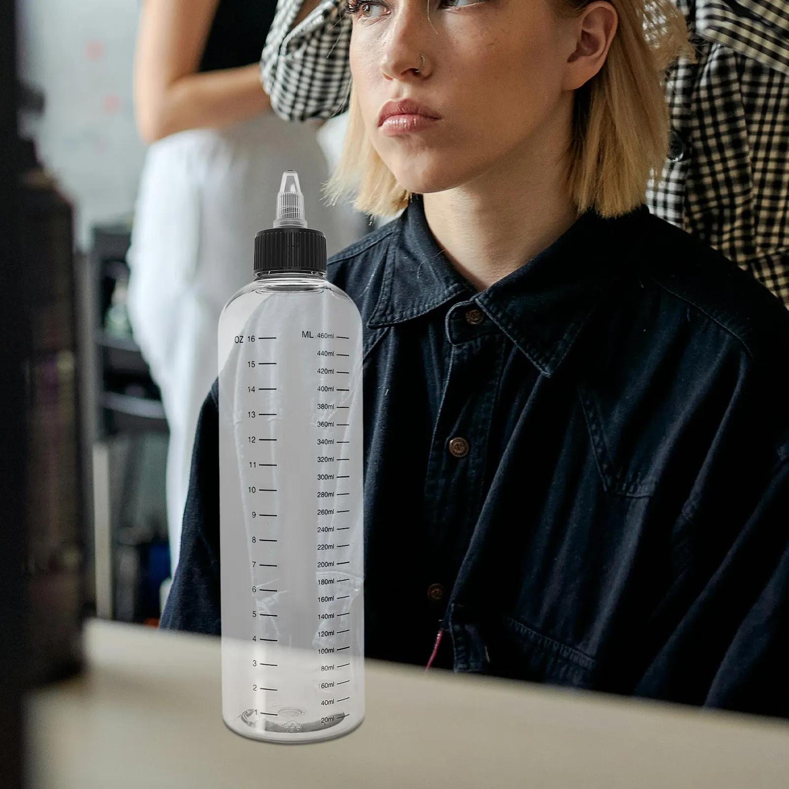 2Pcs Hair Dye Applicator Bottles Transparent Reusable Squeeze Bottles with Measurement Marks for Salon and Personal Hair Color
2Pcs Hair Dye Applicator Bottles Transparent Reusable Squeeze Bottles with Measurement Marks for Salon and Personal Hair Color