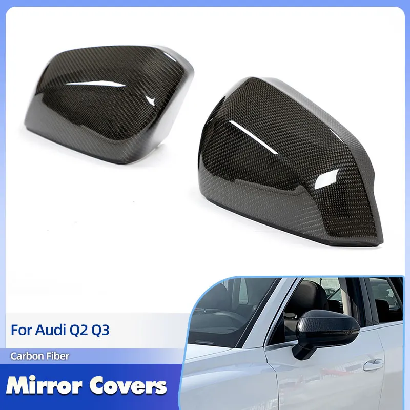 Car Rear View Mirror Covers Caps for Audi Q2 Q3 2018-2020 Carbon Fiber Racing Replacement Rearview Side Mirror Caps Shell Case
Car Rear View Mirror Covers Caps for Audi Q2 Q3 2018-2020 Carbon Fiber Racing Replacement Rearview Side Mirror Caps Shell Case