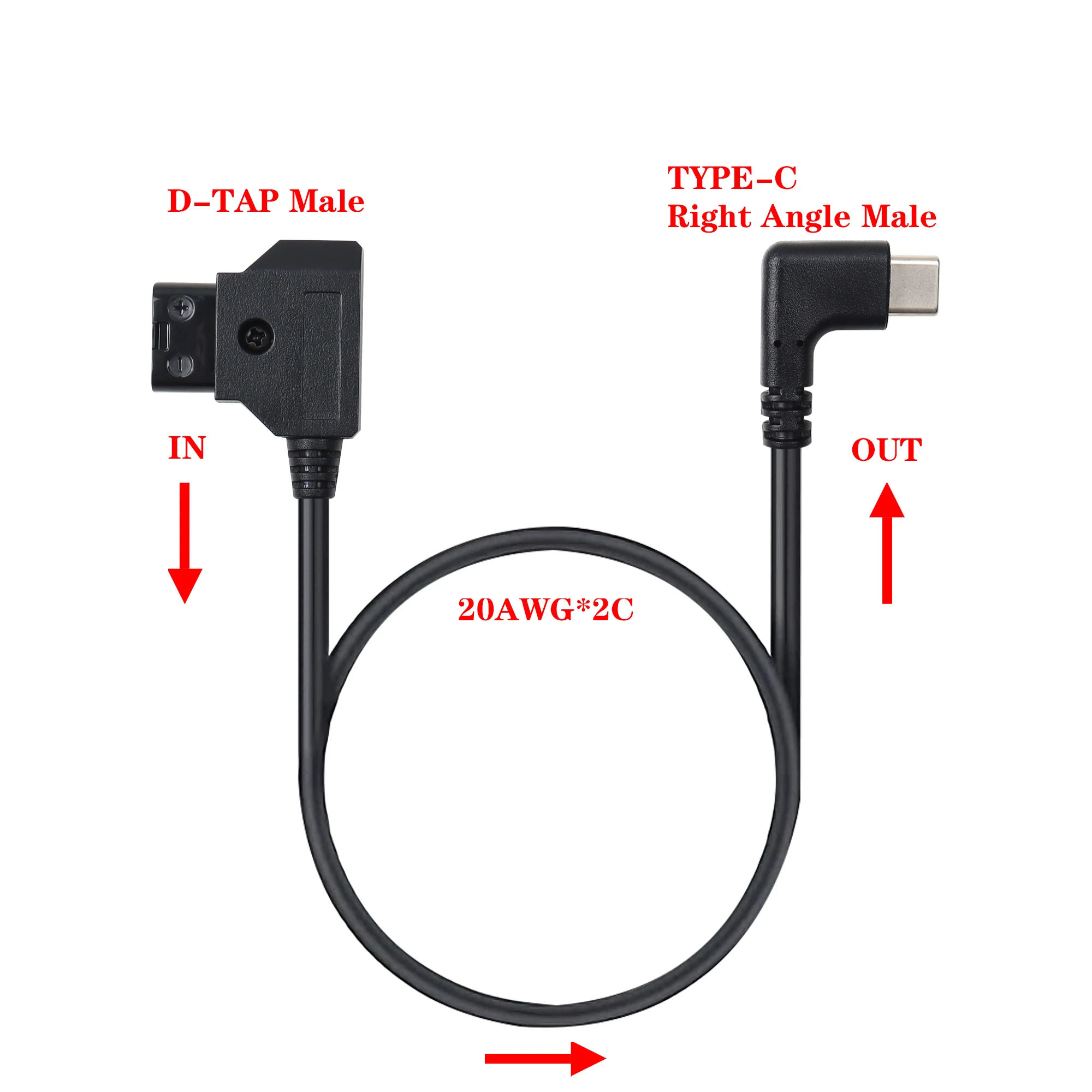 Straight 92cm/36.22inch Cable d-tap to TYPEC Power Cable for DJI Focus Pro Motor Tilta Nucleus-N2 power cable SDI Converters
Straight 92cm/36.22inch Cable d-tap to TYPEC Power Cable for DJI Focus Pro Motor Tilta Nucleus-N2 power cable SDI Converters