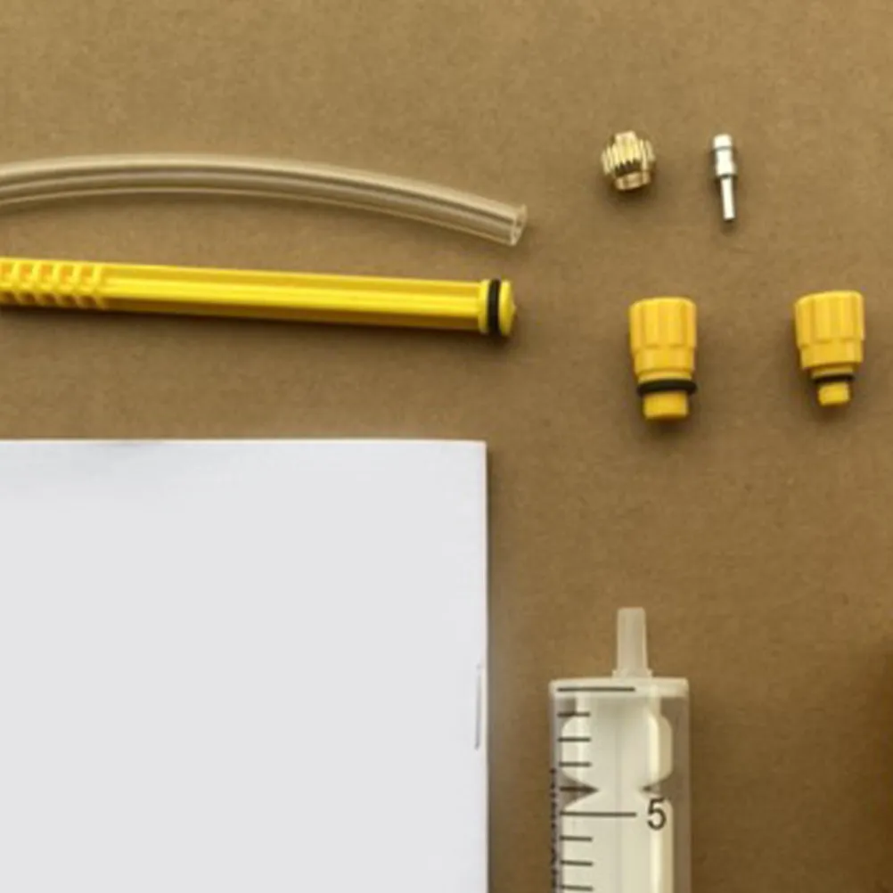 Brake Oil Bleed Tool for and Road Bikes Compatible with Hydraulic Systems Mineral Oil Fluid Bleeder Syringe Included
Brake Oil Bleed Tool for and Road Bikes Compatible with Hydraulic Systems Mineral Oil Fluid Bleeder Syringe Included