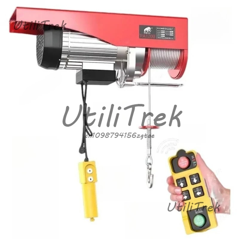 300KG Electric Hoist 220V Crane Household Small Lift Hoist Portable Remote Control Hoist Crane With Wire
300KG Electric Hoist 220V Crane Household Small Lift Hoist Portable Remote Control Hoist Crane With Wire