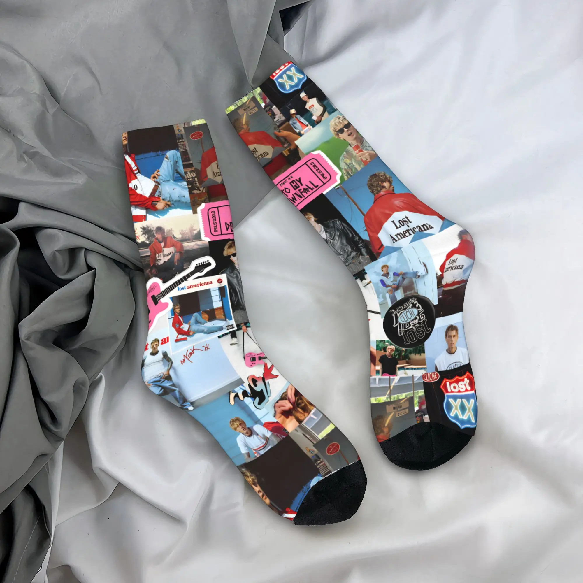 New Men's Socks Casual MGK Sock Polyester Lost Americana Sport Women Sock Spring Summer Autumn Winter
New Men's Socks Casual MGK Sock Polyester Lost Americana Sport Women Sock Spring Summer Autumn Winter