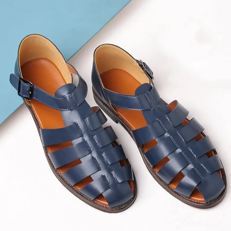 Men's leather Sandals Style Fashion Business Dress Sandals Handmade Leather shoes men sandals Big Size 38-47
Men's leather Sandals Style Fashion Business Dress Sandals Handmade Leather shoes men sandals Big Size 38-47