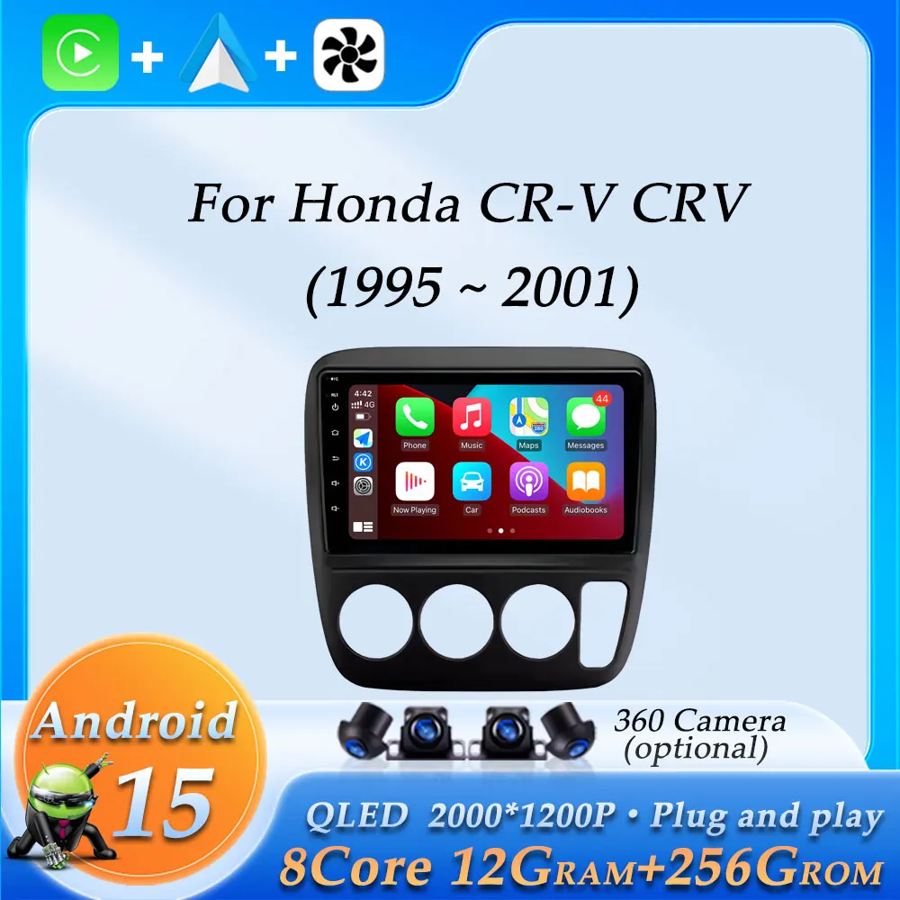 Wireless CarPlay for Honda CR-V CRV 1995 - 2001 Car Radio Video Audio Multimedia Player DSP Stereo GPS Navi Split Screen BT WiFi
Wireless CarPlay for Honda CR-V CRV 1995 - 2001 Car Radio Video Audio Multimedia Player DSP Stereo GPS Navi Split Screen BT WiFi