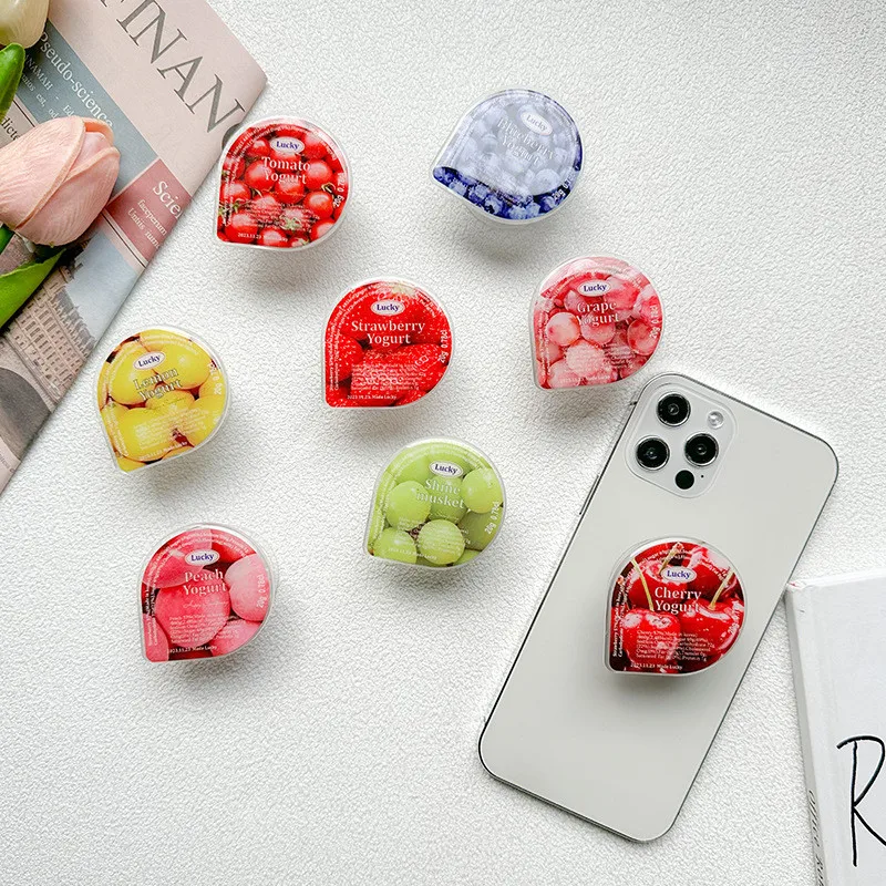 Fruits Cherry Peach Mobile Phone Holder Stand Mount Fold Finger Shrink Grip Bracket Accessories Socket For iPhone 15 Xiaomi
Fruits Cherry Peach Mobile Phone Holder Stand Mount Fold Finger Shrink Grip Bracket Accessories Socket For iPhone 15 Xiaomi