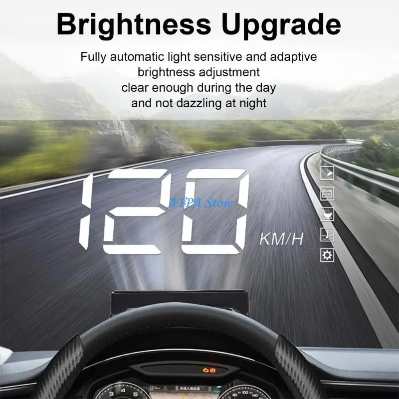 U13C OBD HUD Head Up Display Car Speedometer Projector Driving Overspeed Alarm
U13C OBD HUD Head Up Display Car Speedometer Projector Driving Overspeed Alarm