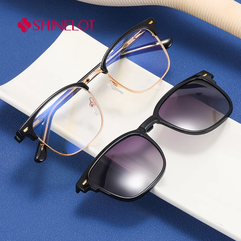 81066 New Craft Men Magnetic Clip on Sunglasses Optical Polarization Sun Glasses Male Shades Fashion Dual Purpose Glasses
81066 New Craft Men Magnetic Clip on Sunglasses Optical Polarization Sun Glasses Male Shades Fashion Dual Purpose Glasses