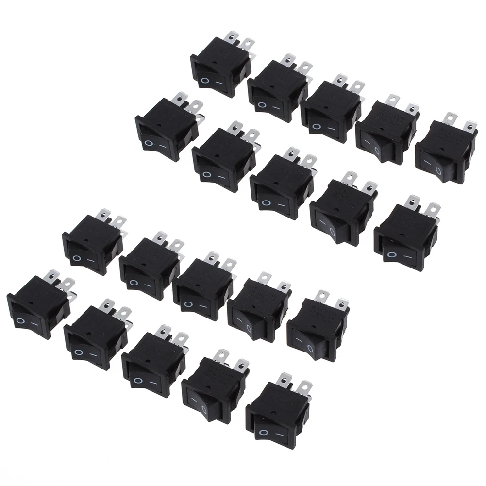 20 Pcs X 4 Pin On-Off 2 Position DPST Boat Rocker Switches 10A/125V 6A/250V AC
20 Pcs X 4 Pin On-Off 2 Position DPST Boat Rocker Switches 10A/125V 6A/250V AC