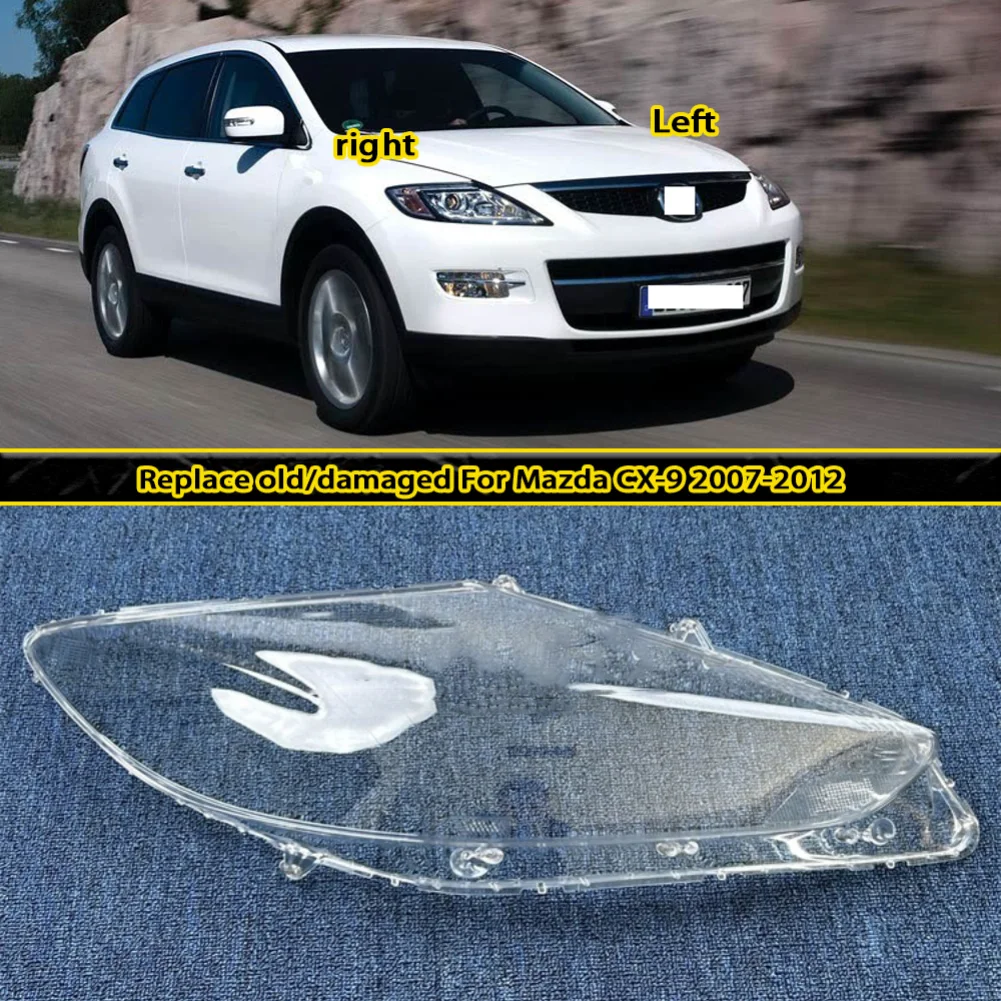 Для Mazda CX-9 2007-2012 корпус фары, крышка фары, прозрачный абажур из плексигласа, замена оригинальных линз
Для Mazda CX-9 2007-2012 корпус фары, крышка фары, прозрачный абажур из плексигласа, замена оригинальных линз