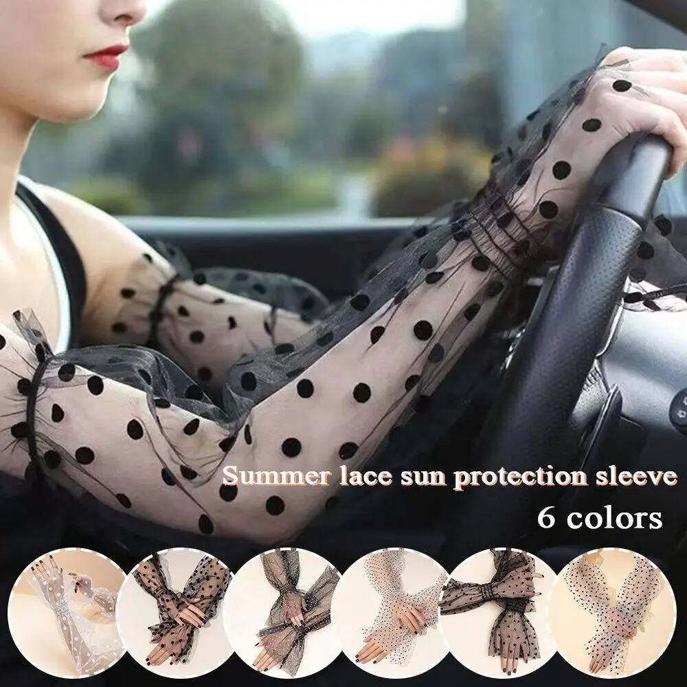 Anti-UV Sun Protection Sleeves Fashion Breathable Sunscreen Lace Arm Sleeves Ultra Thin Driving Gloves
Anti-UV Sun Protection Sleeves Fashion Breathable Sunscreen Lace Arm Sleeves Ultra Thin Driving Gloves
