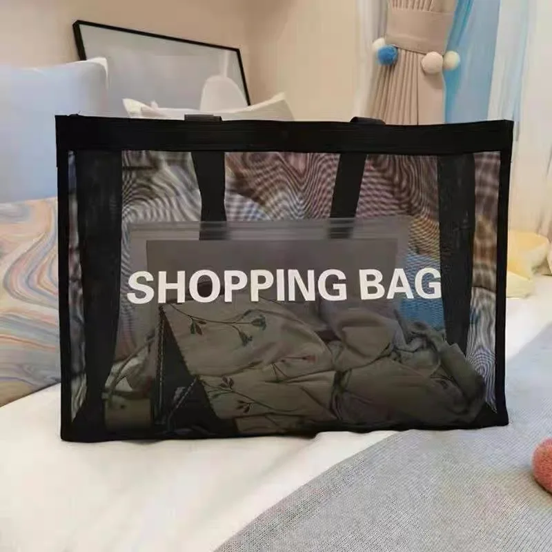1/2/3pcs Handbag Organizer Polyester Breathable Mesh Minimalist Letter Printed Supermarket Shopping Bag
1/2/3pcs Handbag Organizer Polyester Breathable Mesh Minimalist Letter Printed Supermarket Shopping Bag