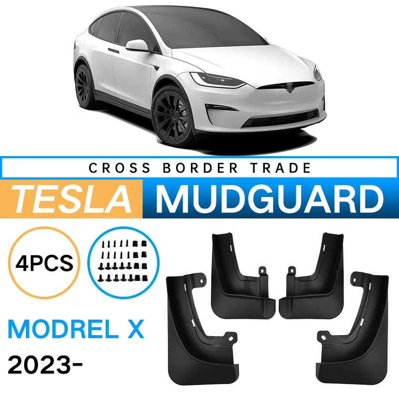 Car Auto Mud Flaps for Tesla Model X 2023 Splash Guards Fender Mudguard Outdoor Travel Must Have Auto Parts
Car Auto Mud Flaps for Tesla Model X 2023 Splash Guards Fender Mudguard Outdoor Travel Must Have Auto Parts