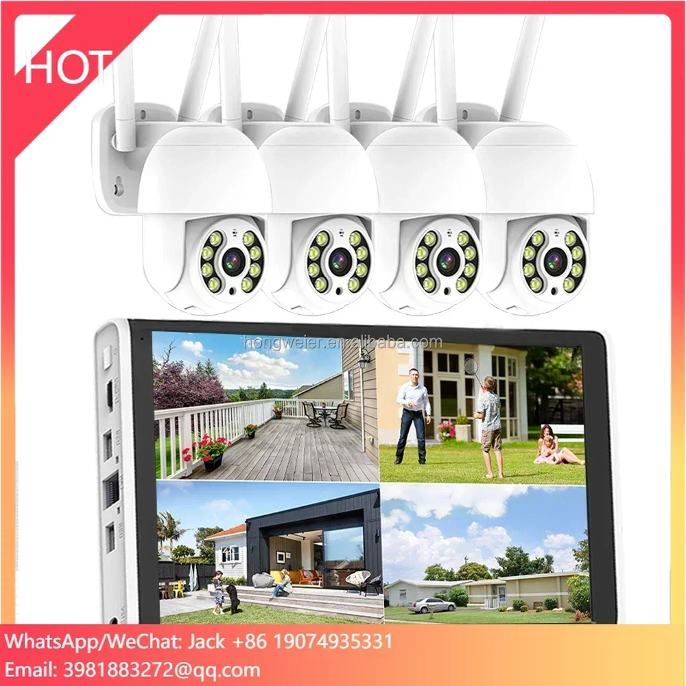 HongGlobal 3MP 4CH NVR 360 WiFi Kit Home Camera ICSee Surveil Set IP Indoor Outdoor CCTV System Wireless Security Camera System
HongGlobal 3MP 4CH NVR 360 WiFi Kit Home Camera ICSee Surveil Set IP Indoor Outdoor CCTV System Wireless Security Camera System
