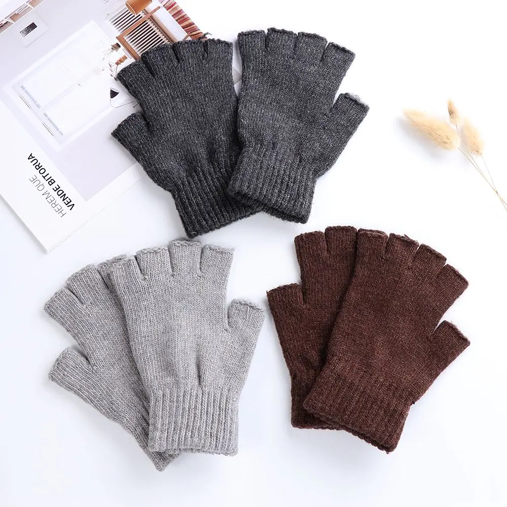 Fashion Cashmere Winter Warm Wool Knitted Half Finger Gloves Typing/Texting Gloves Fingerless Gloves
Fashion Cashmere Winter Warm Wool Knitted Half Finger Gloves Typing/Texting Gloves Fingerless Gloves