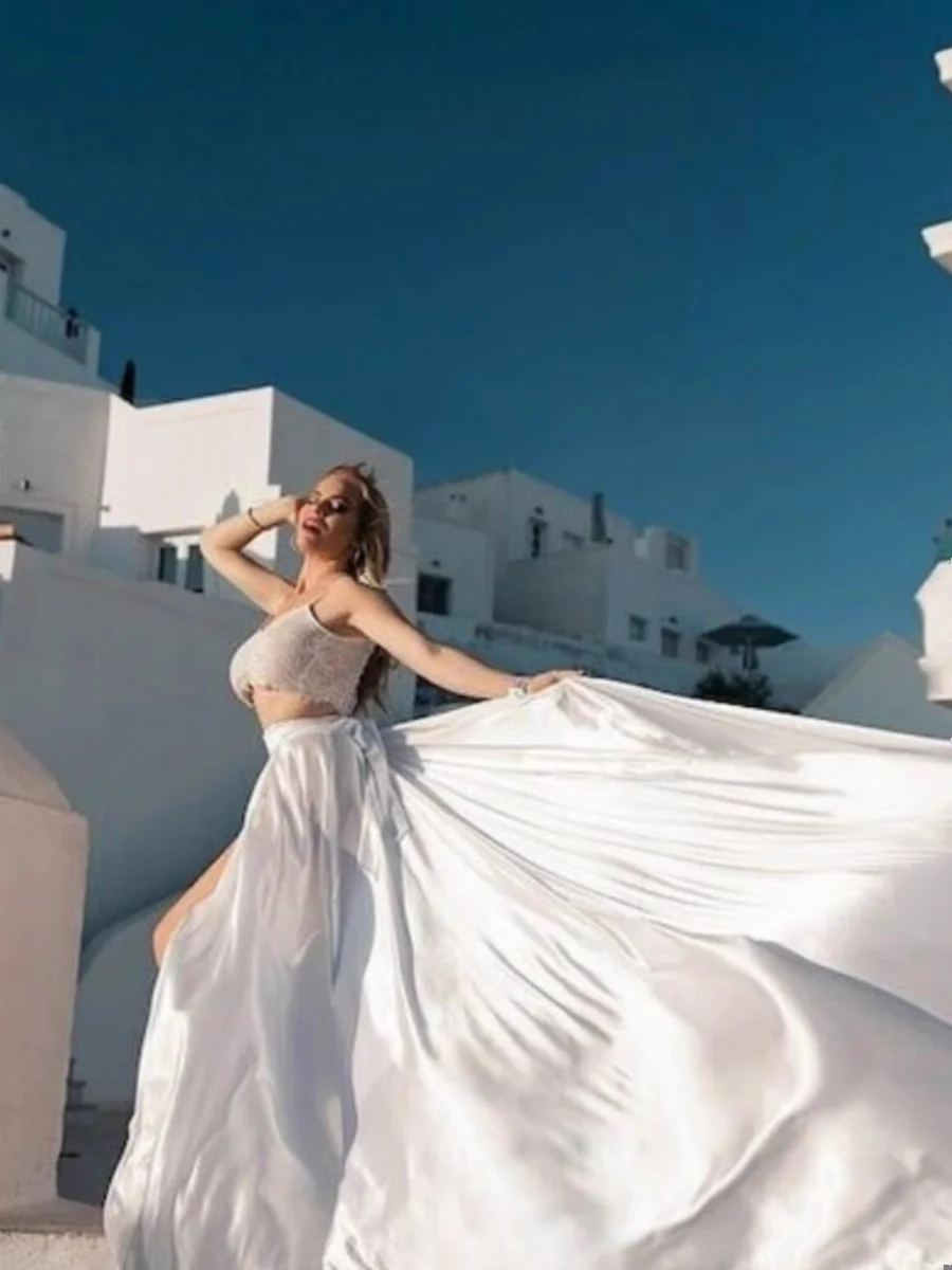 Outdoor Wedding Dr Photoaphy White Overskirt f-length Skirt Super Drifting Long Tail Simple Match All Season Polyeste...
Outdoor Wedding Dr Photoaphy White Overskirt f-length Skirt Super Drifting Long Tail Simple Match All Season Polyeste...