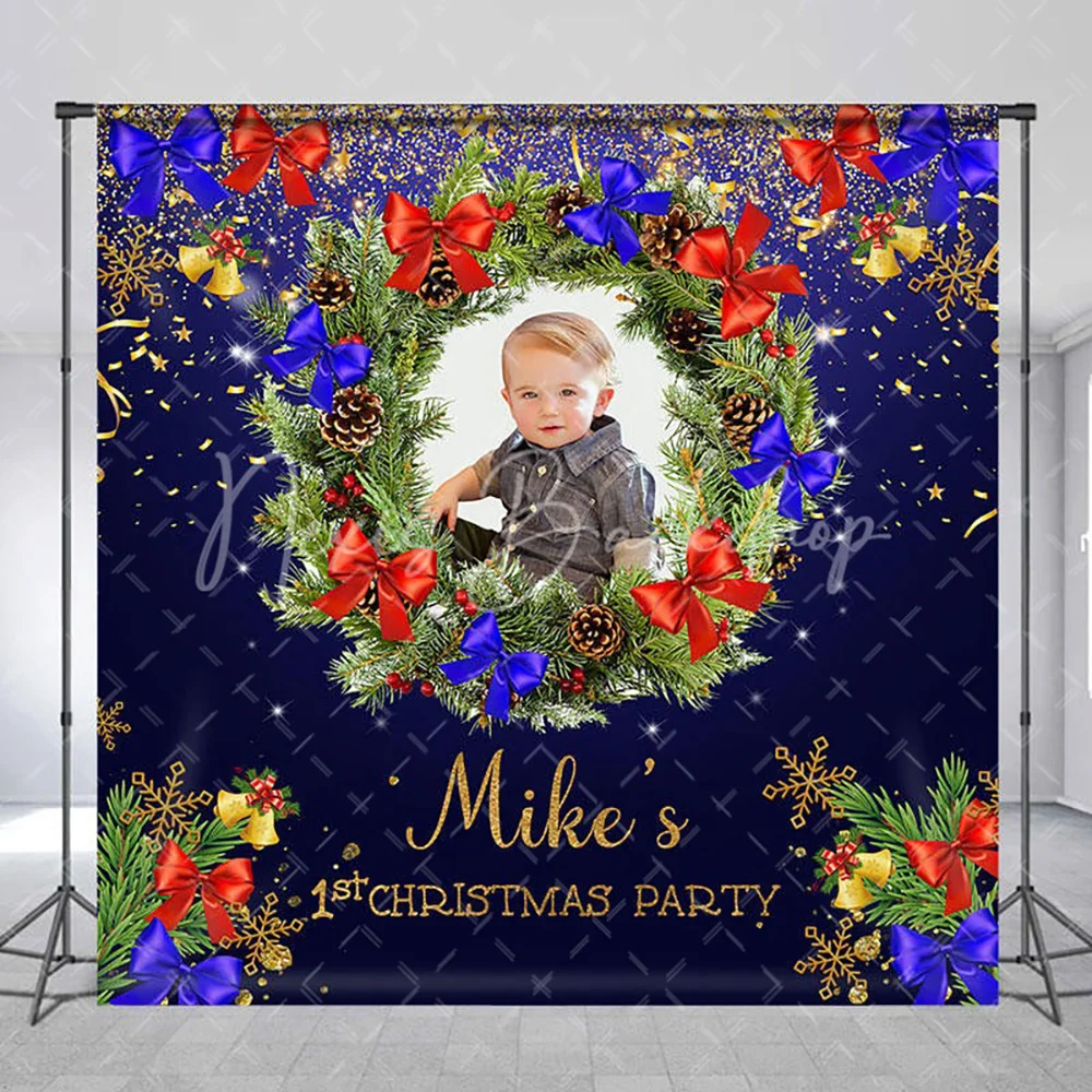 Dark Blue Wreath Custom Photo 1st Christmas Backdrop, Winter Holiday Photography Background Studio Wall Decoration
Dark Blue Wreath Custom Photo 1st Christmas Backdrop, Winter Holiday Photography Background Studio Wall Decoration
