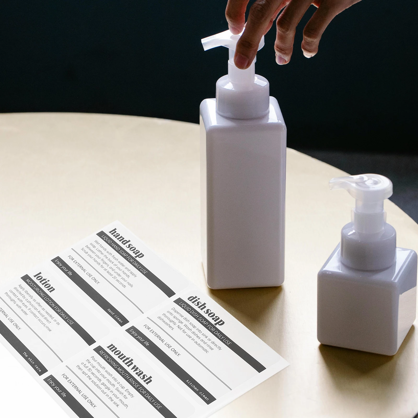 8 Sheets Waterproof Bathroom Labels Shampoo Conditioner Shower Gel Skincare Stickers Easy ganization Self Adhesive Practical Use
8 Sheets Waterproof Bathroom Labels Shampoo Conditioner Shower Gel Skincare Stickers Easy ganization Self Adhesive Practical Use