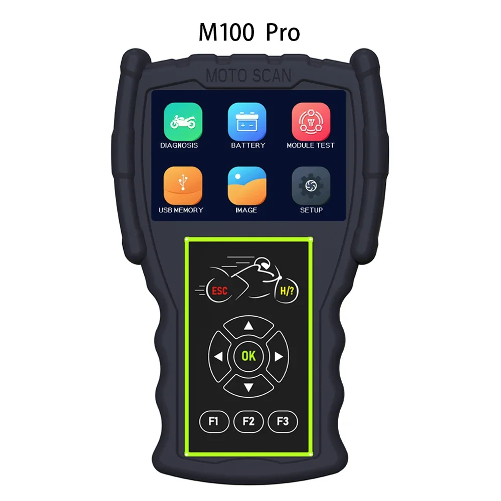 Диагностический сканер для мотоцикла в наличии M100 Pro, диагностический инструмент с функцией D87D88, тестер батареи OBD, диагностика мотоцикла
Диагностический сканер для мотоцикла в наличии M100 Pro, диагностический инструмент с функцией D87D88, тестер батареи OBD, диагностика мотоцикла