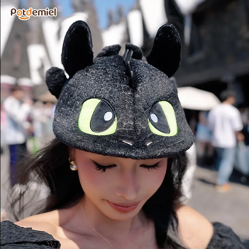 Potdemiel How To Train Your Dragon Plush Beret Cute Fashion Cartoon Personalized Creative Toothless Hat Gift Friend Birthday Toy
Potdemiel How To Train Your Dragon Plush Beret Cute Fashion Cartoon Personalized Creative Toothless Hat Gift Friend Birthday Toy