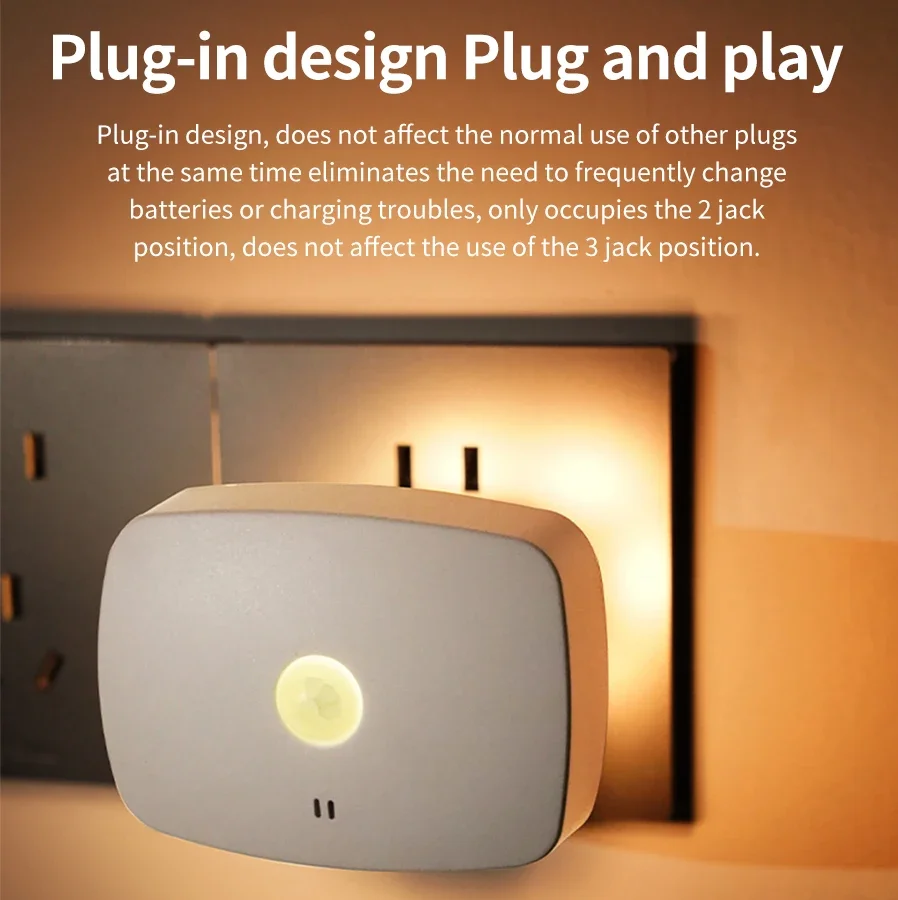 EU/US Plug LED Night Light with Motion Sensor PIR Human Induction Lamp Bedside Lamp For Bedroom Hallway Stair Night Lights
EU/US Plug LED Night Light with Motion Sensor PIR Human Induction Lamp Bedside Lamp For Bedroom Hallway Stair Night Lights