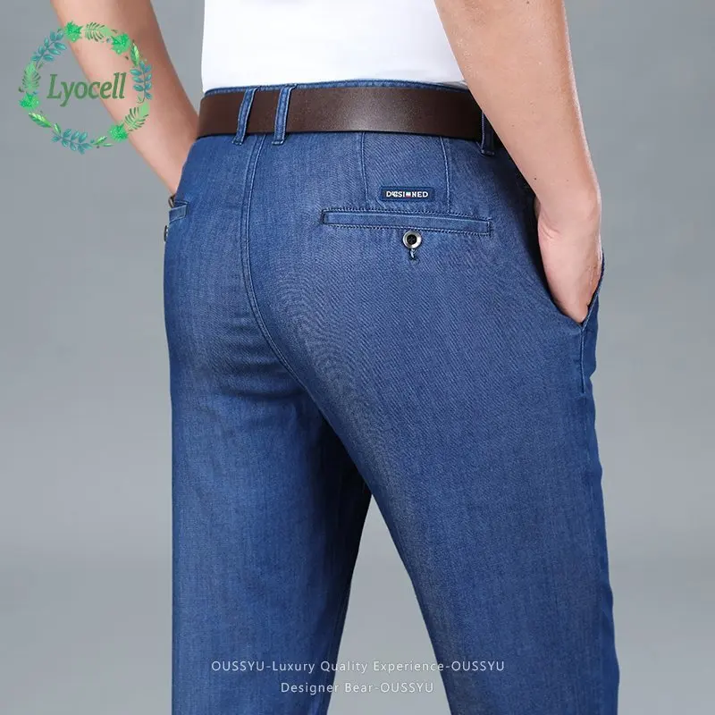 OUSSYU Brand Men's Jeans 2026 Summer Thin High Waist Straight Business Pants Mid Age Trousers Man Plus Size 40 42 Father's Day
OUSSYU Brand Men's Jeans 2026 Summer Thin High Waist Straight Business Pants Mid Age Trousers Man Plus Size 40 42 Father's Day