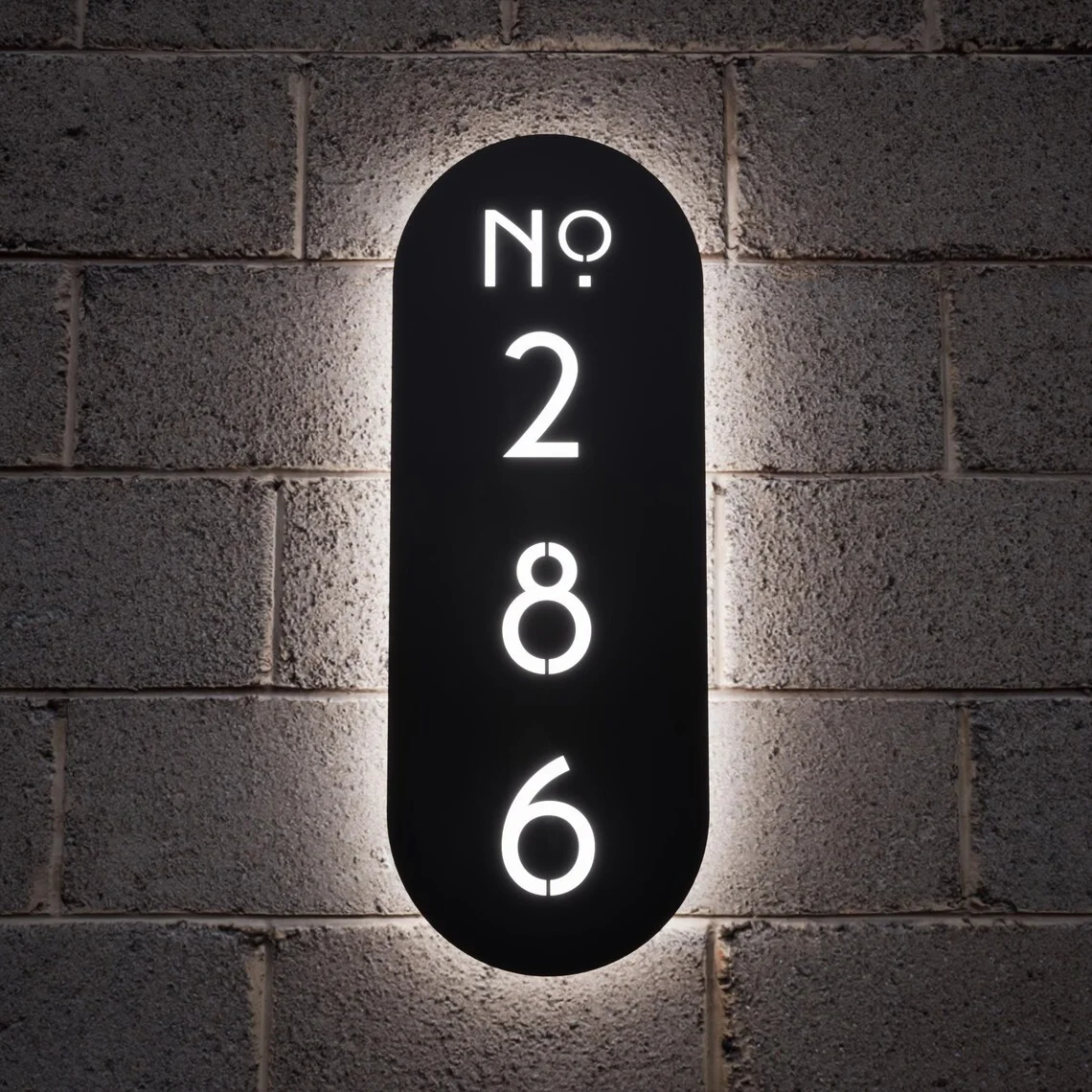 Custom Vertical NO. LED House Number SignLighting Home Door Backlit Number Plaque Illuminated Room Number Sign Led Street Sign
Custom Vertical NO. LED House Number SignLighting Home Door Backlit Number Plaque Illuminated Room Number Sign Led Street Sign