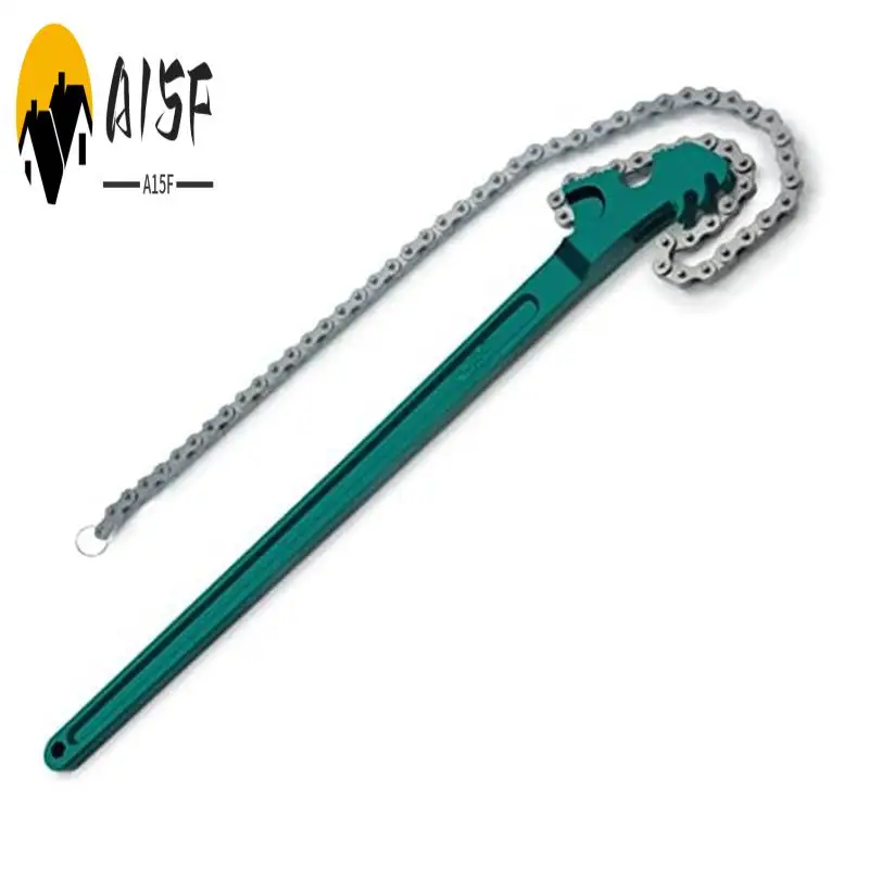 A15F-Sturdy Adjustable Heavy Duty Ratchet Chain Oil Filter Wrench Reversible Chain Style Pipe Mount Wrench 16 Inch
A15F-Sturdy Adjustable Heavy Duty Ratchet Chain Oil Filter Wrench Reversible Chain Style Pipe Mount Wrench 16 Inch