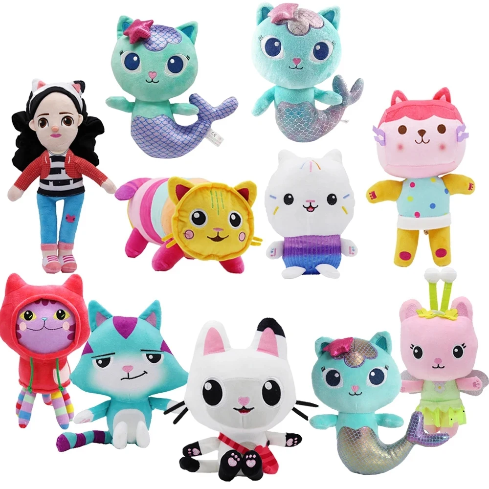 2026 Gabby Dollhouse Plush Toy Mercat Cartoon Stuffed Animals Mermaid Car Cat Plushie Doll Kids Birthday Christams Gifts
2026 Gabby Dollhouse Plush Toy Mercat Cartoon Stuffed Animals Mermaid Car Cat Plushie Doll Kids Birthday Christams Gifts