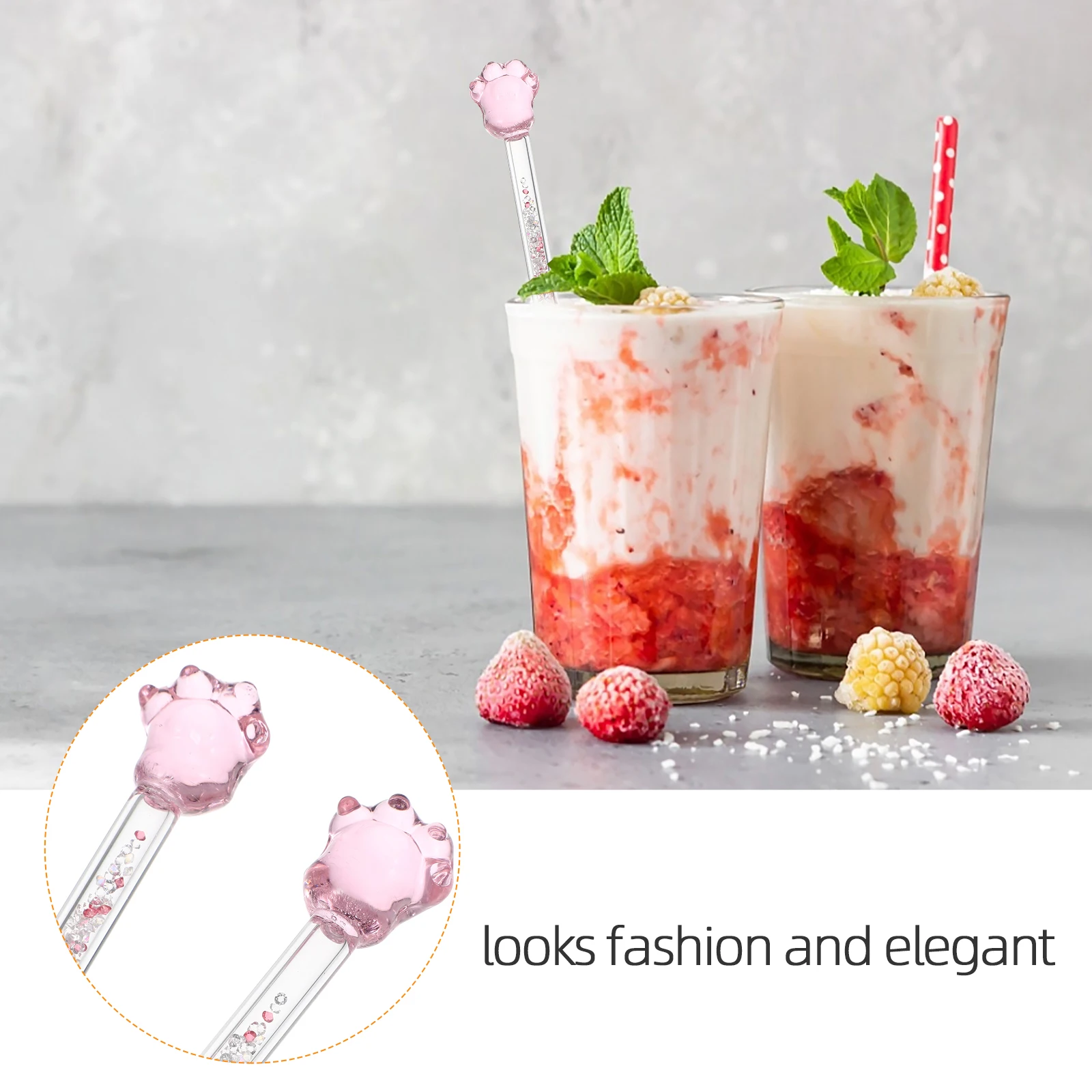 2Pcs Glass Stirring Sticks Creative Long Handle Mixer Cool Transparent Design for Beverage Bar Party Wedding Drink Accessories
2Pcs Glass Stirring Sticks Creative Long Handle Mixer Cool Transparent Design for Beverage Bar Party Wedding Drink Accessories