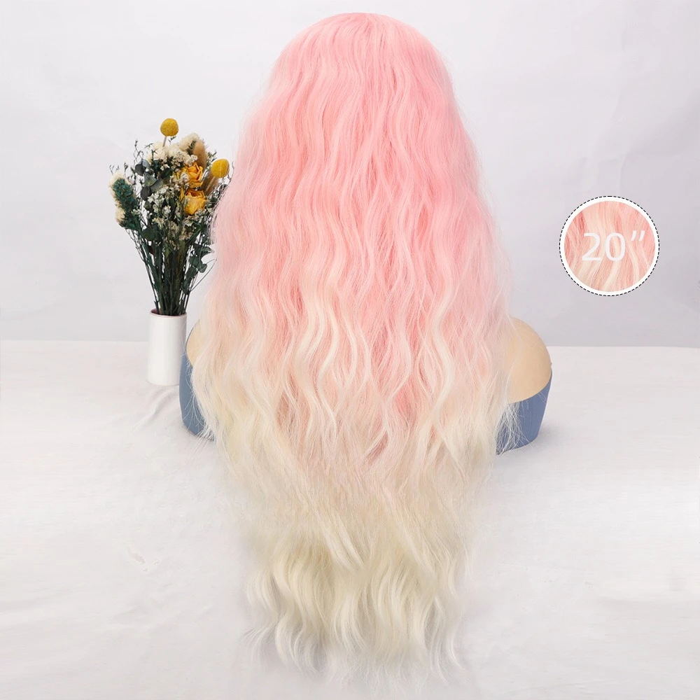 Женский постепенный смена, большие волнистые длинные вьющиеся волосы, головные уборы из химического волокна, высокотемпературные шелковые парики
Женский постепенный смена, большие волнистые длинные вьющиеся волосы, головные уборы из химического волокна, высокотемпературные шелковые парики