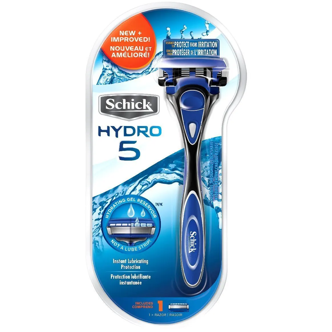 5-Blade Razor with Skin Guards & Shave Oil, 1 Handle + 1 Cartridge for Smooth Shaving
5-Blade Razor with Skin Guards & Shave Oil, 1 Handle + 1 Cartridge for Smooth Shaving