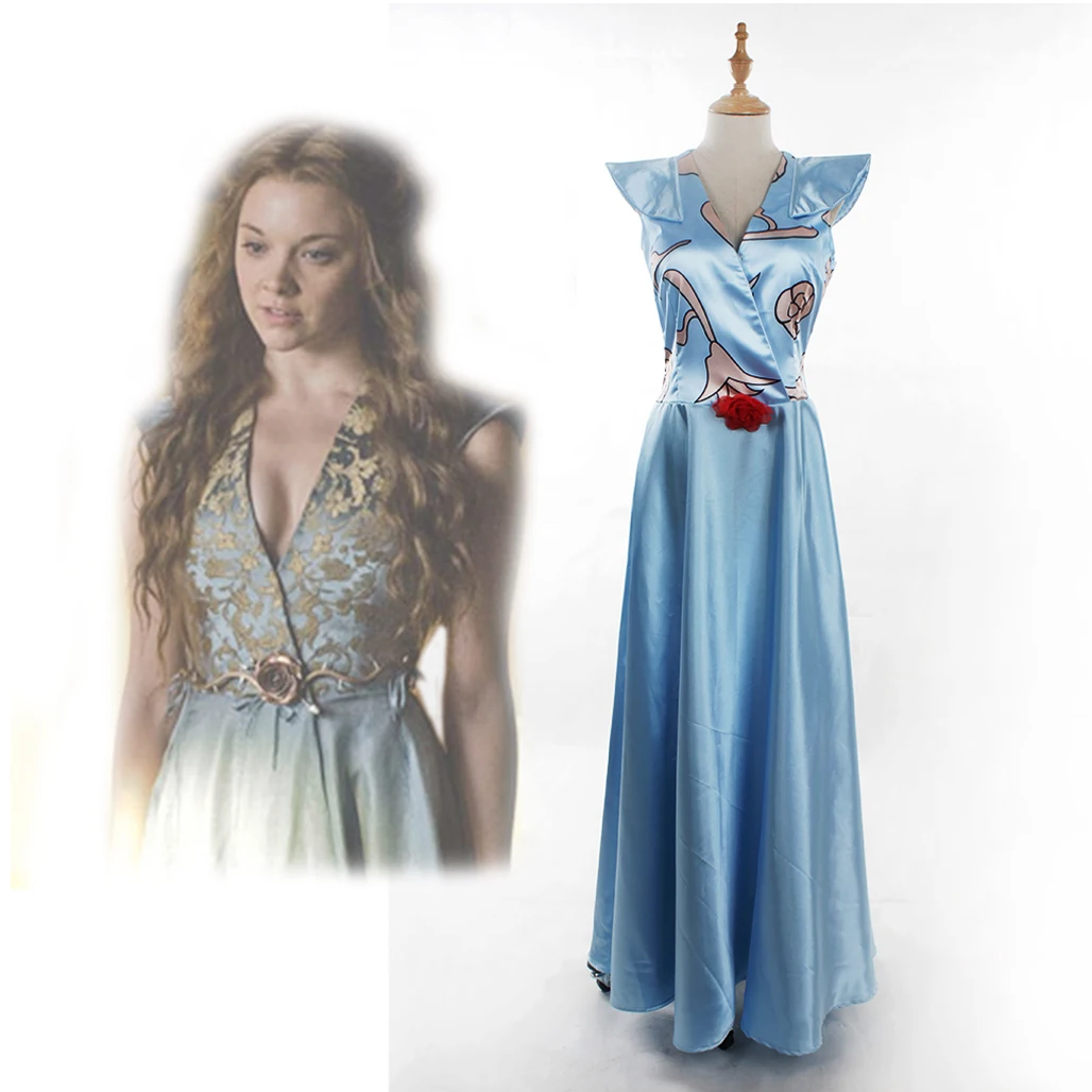 Margaery Cosplay Tyrell Costume Women's Blue Dress Halloween Carnival Party Stage Performance Suit
Margaery Cosplay Tyrell Costume Women's Blue Dress Halloween Carnival Party Stage Performance Suit