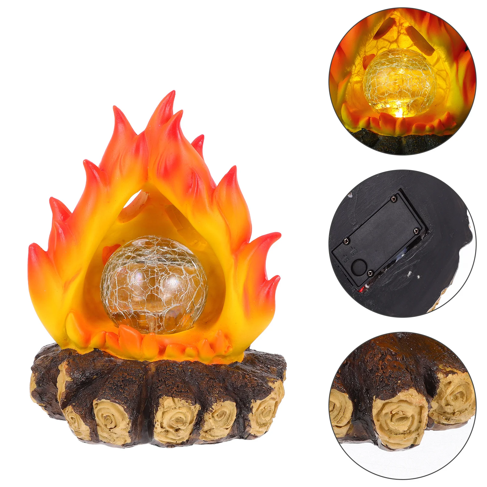 Solar Garden Decor Realistic Flame Nightlight Faux Campfire Light for Indoor Outdoor Use Weather Resistant Festival Party Lights
Solar Garden Decor Realistic Flame Nightlight Faux Campfire Light for Indoor Outdoor Use Weather Resistant Festival Party Lights