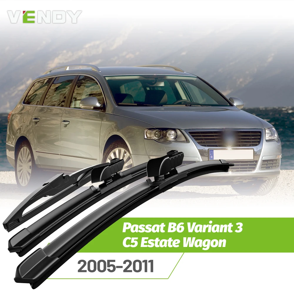 Front & Rear Wiper Blades Set For VW Passat B6 Variant 3C5 Estate Wagon 2005-2011 Windshield Window Rain Brushes 24"+19"+11"
Front & Rear Wiper Blades Set For VW Passat B6 Variant 3C5 Estate Wagon 2005-2011 Windshield Window Rain Brushes 24"+19"+11"