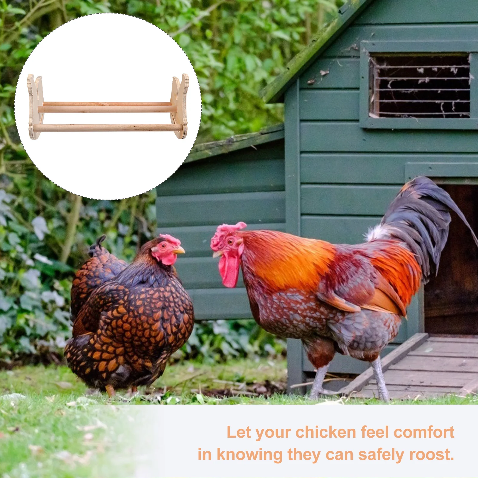 Shape Standing Rack Multifunctional Wooden Chicken Perch Holder Bird Stand Rack For Coop Hen Pigeon Parrot Roosting Pet Chicken
Shape Standing Rack Multifunctional Wooden Chicken Perch Holder Bird Stand Rack For Coop Hen Pigeon Parrot Roosting Pet Chicken