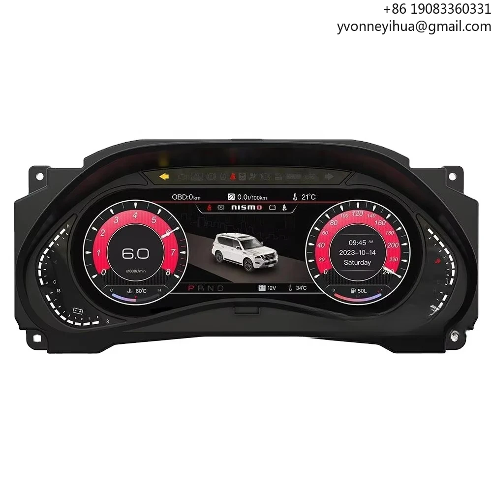 RoadNavi Car Dashboard Instrument Digital Speedometer For Nissan Armada Patrol Y62 QX80 QX56 2010 - 2024
RoadNavi Car Dashboard Instrument Digital Speedometer For Nissan Armada Patrol Y62 QX80 QX56 2010 - 2024