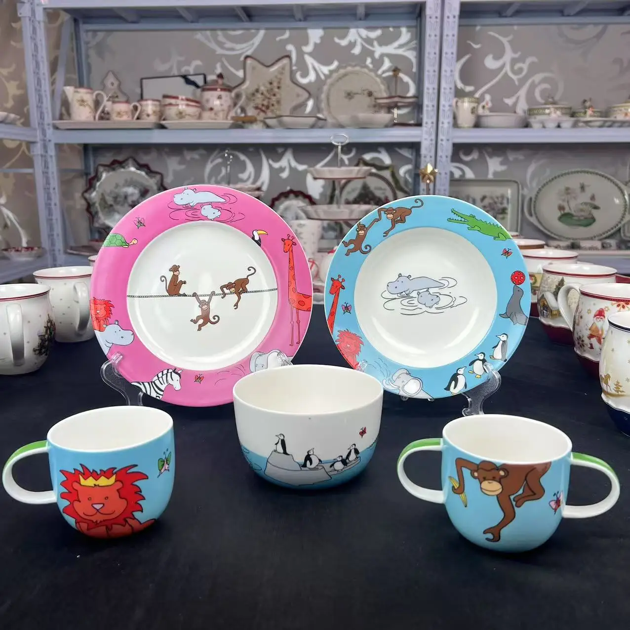 German fine tableware children's series rice bowl water cup flat plate salad plate
German fine tableware children's series rice bowl water cup flat plate salad plate