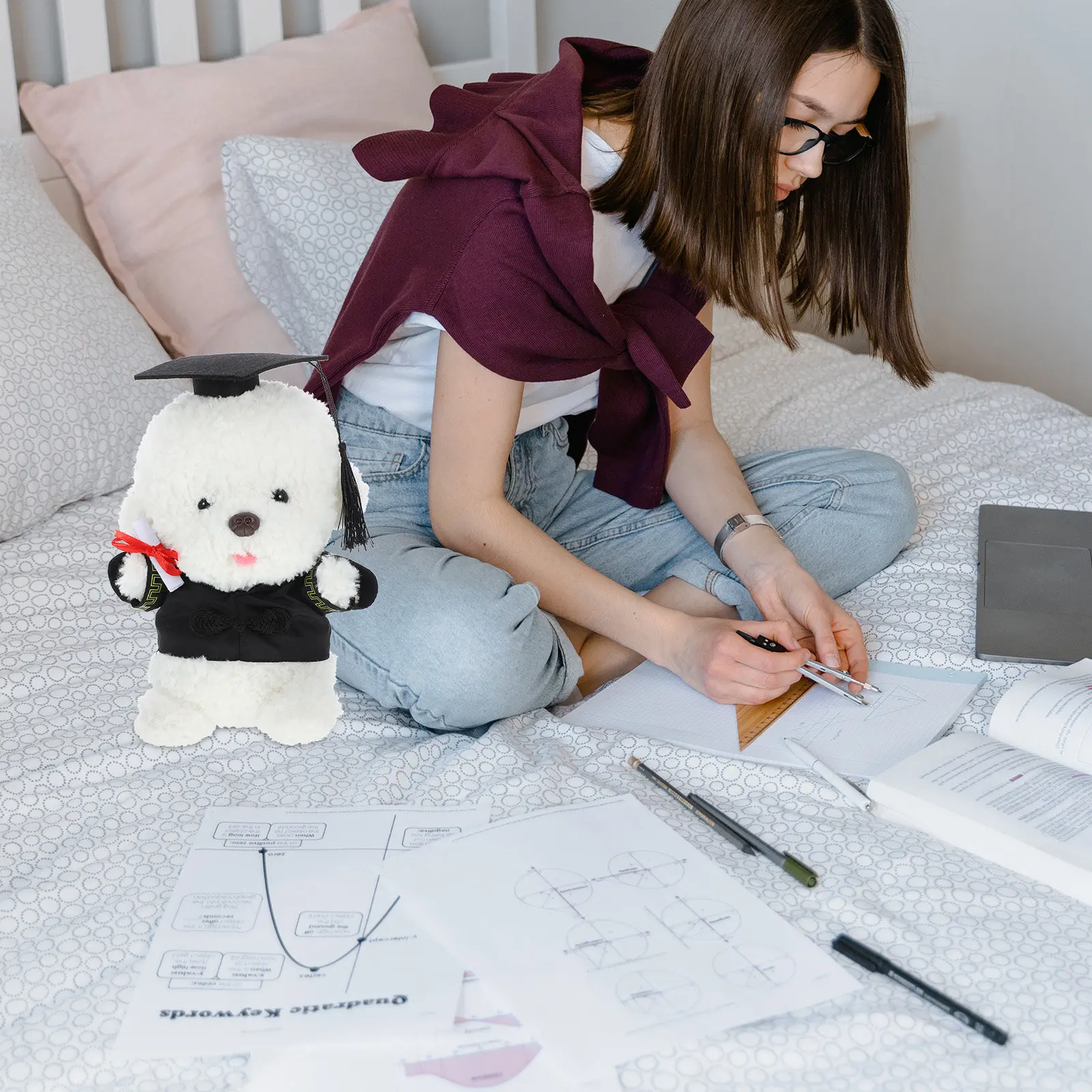 1 Set Graduation Bear Clothes Creative Cloth Graduation Gown Hat Tassel Certificate Set Lovely Reusable Girls Costume Gift
1 Set Graduation Bear Clothes Creative Cloth Graduation Gown Hat Tassel Certificate Set Lovely Reusable Girls Costume Gift