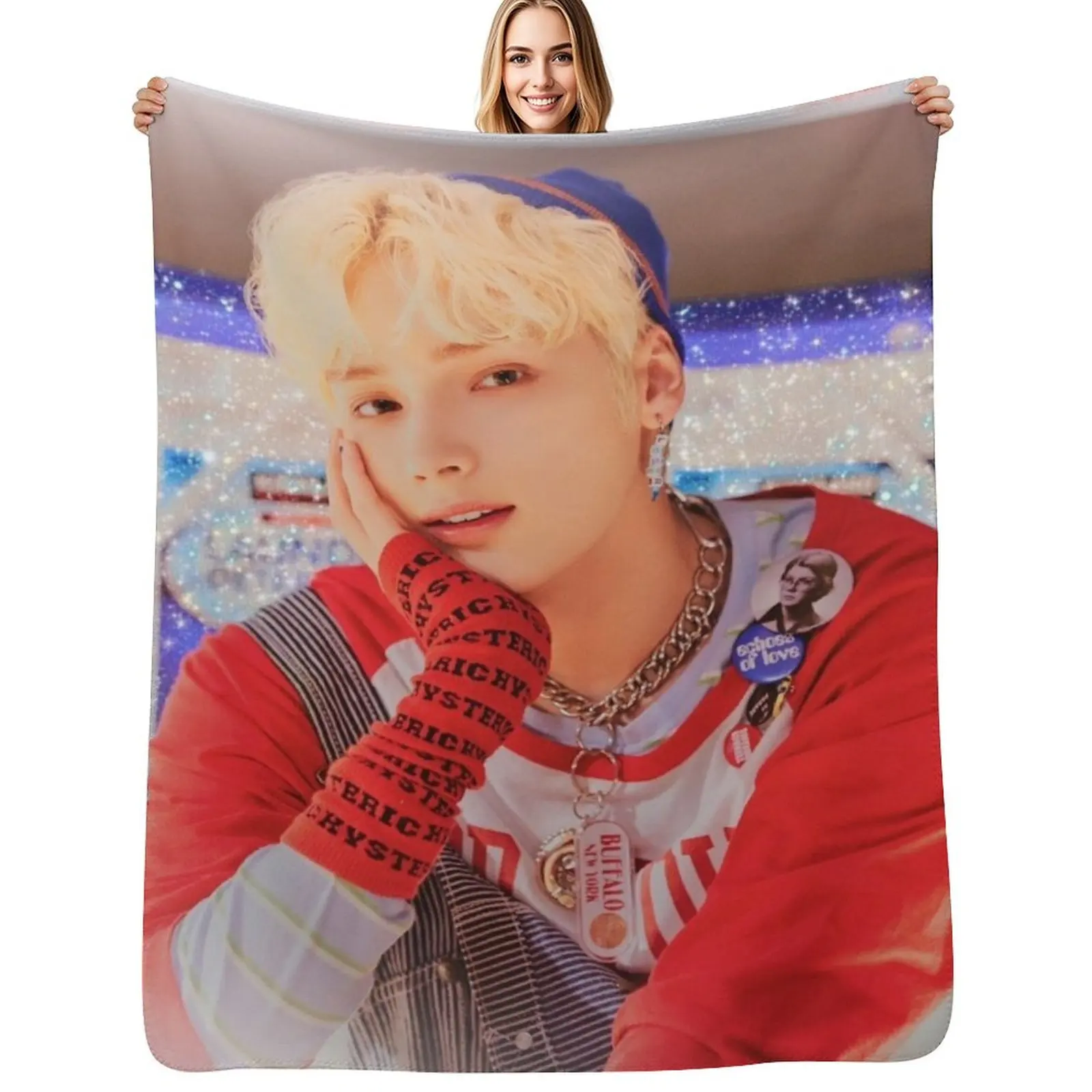 huening kai Throw Blanket Warm Comfortable Blanket Gift for Parents Friends
huening kai Throw Blanket Warm Comfortable Blanket Gift for Parents Friends