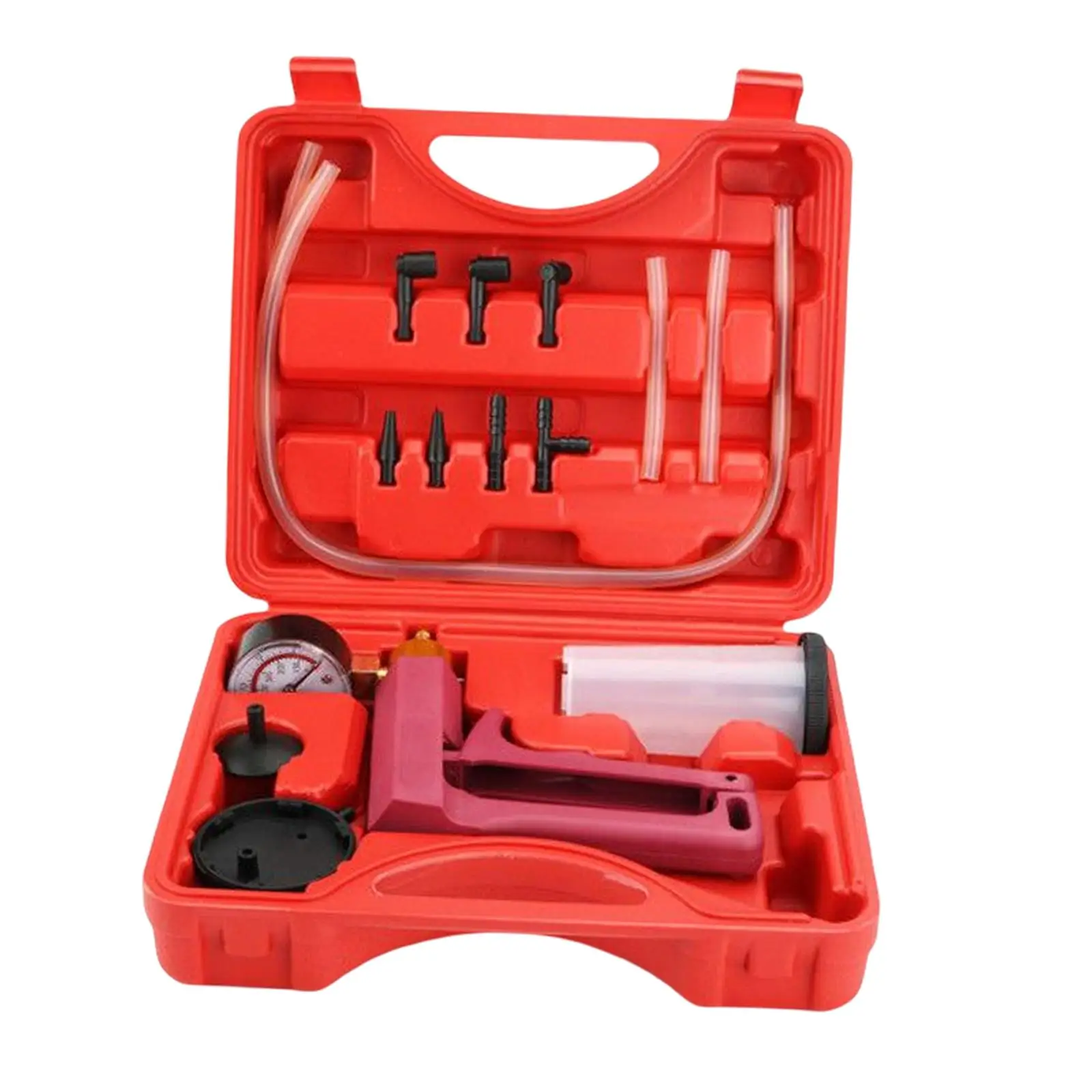 2 in 1 Brake Bleeder Tester Set Accessories with protected Case Precision Vacuum
2 in 1 Brake Bleeder Tester Set Accessories with protected Case Precision Vacuum